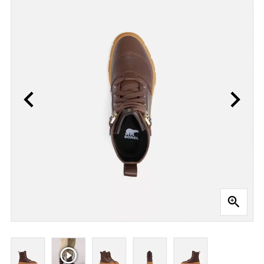 Sorel Women’s Caribou X Lace Boot in Tobacco like new! - Picture 5 of 6